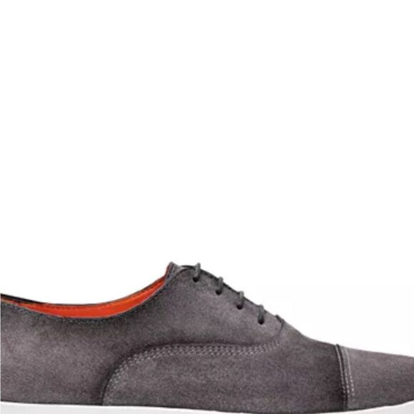 Men\'s Santoni cap toe lace up oxfords size 11 US made in Italy